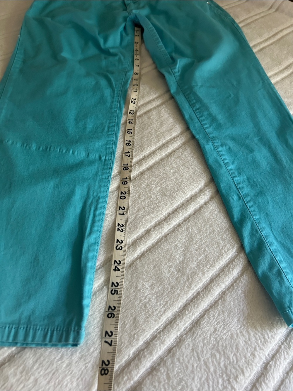 Crystal Vogue Turquoise Blue Pants Womens Sz 11 - Picture 8 of 16